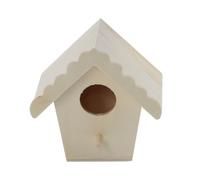 FACAIIO Nichoir à oiseaux en bois pour l'extérieur - Boîte de jardin pour oiseaux chanteurs, moineaux rouges-gorges 1 pièce