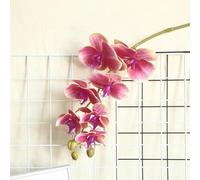 FACAIIO Orchidée phalaenopsis artificielle 83,5 cm avec grandes têtes de fleurs moyennes et petites pour décoration de mariage, maison, hôtel, jaune, blanc, rose, violet