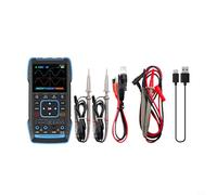 FACAIIO Oscilloscope portatif 2C23T - Multimètre numérique - Générateur DDS - 3 en 1 - Bande passante de 10 MHz - 2 canaux - Taux d'échantillonnage 50 MSa/s - Tension CC/AC - Résistance au courant -
