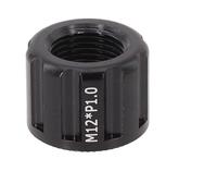 FACAIIO P1.0CP1.75 Écrou d'arbre en aluminium M15 pour fixation de moyeu de vélo 12/15 mm