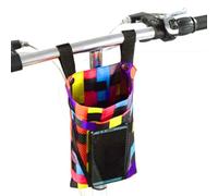 FACAIIO Panier avant amovible en tissu 600D imperméable pour vélo scooter avec double poches et fermeture à dégagement rapide