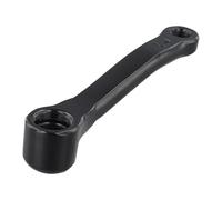 FACAIIO Pédale d'exercice en fer noir de 127 mm pour vélo avec trou carré gauche et droite
