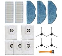 FACAIIO Pièces de rechange pour aspirateur EZVIZ RE4 Plus/RE5 Plus, filtre de rechange, sac à poussière, brosse latérale pour aspirateur sans fil humide et sec (A)