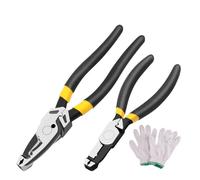 FACAIIO Pince de retrait de vis coulissante, antidérapante pour extracteur de fil cassé, 15,2 cm et 22,9 cm, acier au chrome vanadium bricolage et entretien