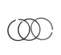 FACAIIO Piston de compresseur d'air 125 mm pour kit d'anneau FS125, 125A, cylindre KS125 - 3 ou 4 pièces, acier à ressort, largeur 4,5 mm