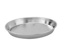 FACAIIO Plaque de barbecue en acier inoxydable pour extérieur et intérieur, 17,5 x 2,1 cm/20 x 2,3 cm/23,2 x 2,3 cm, plateau de gril portable léger pour camping pique-nique