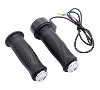 FACAIIO Poignée d'accélérateur 24 V 36 V 48 V pour vélo et scooter électrique, compatible avec guidon de 22 mm, matériau ABS, câble de 1 m, contrôleur de vitesse à 3 broches