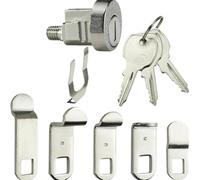 FACAIIO Pour serrure de boîte aux lettres robuste en alliage de zinc, gobelet à 5 broches avec protection contre les intempéries, pour série C9100
