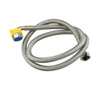 FACAIIO Raccord de tuyau flexible coudé, 304 pour acier inoxydable, 3,5 x 3,5 cm, 90, chauffe-eau, robinet de toilette, plomberie, salle de bain, cuisine