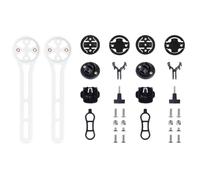 FACAIIO Road for Bike Computer Mount for Cat Eye, pour Bryton - Support de guidon en nylon avec adaptateur intégré pour Go Pro, lot de 2