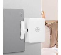 FACAIIO Robot Smart Switch avec télécommande RF, bouton poussoir ABS 51 x 54 mm pour éclairage domestique et contrôle des appareils, blanc, longue durée de vie de la batterie