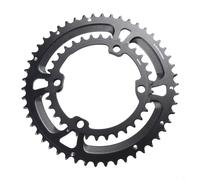 FACAIIO Roue de vélo de route double 52T-36T 110BCD 7075 en alliage d'aluminium pour 105 R7000, R8000, R9100, 8-12 vitesses, noir