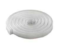 FACAIIO Rouleau de bande d'étanchéité en silicone de 6 m - Réduction du bruit, coupe-vent et anti-courants d'air pour espaces de 1 à 15 mm - Pour portes et fenêtres