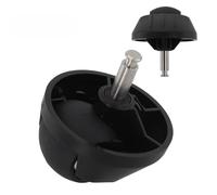 FACAIIO Roulette avant de rechange compatible avec aspirateur robot Ultenic T10, noir