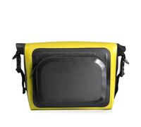 FACAIIO Sac avant de cyclisme avec grande capacité, maille en PVC robuste | Sacoche de guidon avec revêtement imperméable et résistant à l'usure avec bandoulière réglable