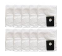 FACAIIO Sacs à poussière de rechange pour balai Eureka NEW400 humide/sec, filtration 4 couches, tissu non tissé, lot de 4 ou 10, blanc