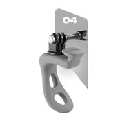 FACAIIO Sangle élastique en silicone pour TELESIN Small Q Mount, direction à 360°, réglage du pas à 180°, pour caméra de sport, support fixe, support de 22-38 mm de diamètre