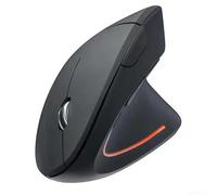 FACAIIO Souris de jeu sans fil conçue pour réduire la fatigue du poignet avec technologie Silence et un effet lumineux élégant (noir)