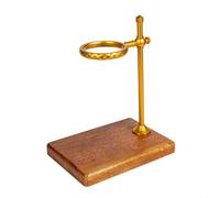 FACAIIO Station de café en aluminium robuste avec base en bois pour infuser goutte à goutte à la maison ou en déplacement, cuivre (T-cuivre)