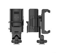 FACAIIO Support d'appareil photo pour DJI Pocket 4/3 avec inclinaison réglable, support ABS pour mode portrait paysage, adaptateur de trépied fileté 1/4 108 x 74 x 46 mm
