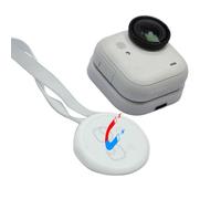FACAIIO Support de charge compact pour appareil photo, station d'accueil robuste en ABS avec trou pour cordon, organiseur portable de 2 x 4 x 6 cm, pour la maison et les voyages, noir