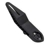 FACAIIO Support de guidon de vélo en alliage d'aluminium pour Garmin Bryton - 31,8 mm à 22,2 mm/25,4 mm, base de caméra intégrée, noir