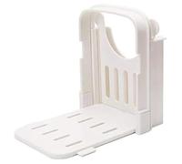 FACAIIO Support de tranchage de pain réglable, trancheur, gadget de cuisine portable pour toast, ABS pour matériau, blanc