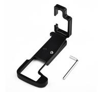 FACAIIO Support en L à dégagement rapide pour appareil photo Olympus OM-D E-M1 Mark II, aluminium CNC avec rail de 39 mm compatible Arca-Swiss, trou d'extension de 10,2 cm