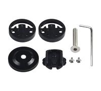 FACAIIO Support GPS pour ordinateur de vélo pour Garmin Edge, Bryton, Cat Eye - pour tube de fourche de 28,6 mm - Support adaptateur en aluminium et plastique (noir/rouge/bleu)