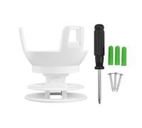 FACAIIO Support mural pour haut-parleur Echo POP - Design compact avec gestion des câbles - Construction ABS - Taille cubique de 10 cm - Noir et blanc