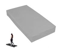 FACAIIO Tapis de marche imperméable et anti-poussière en tissu Oxford pliable pour tapis de course et tapis de marche Noir Gris