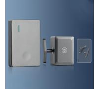 FACAIIO Télécommande RF pour appareils de maison intelligente, portée de 10 à 30 m, matériau ABS, gris, 51 x 54 mm, charge en 2 heures, jusqu'à 100 jours d'utilisation