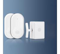 FACAIIO Télécommande RF pour bouton-poussoir intelligent, portée de 10 à 30 m, matériau ABS, blanc, 51 x 54 mm, charge rechargeable en 2 heures pour 100 jours d'utilisation