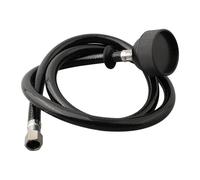 FACAIIO Tête de pulvérisation pour bol de shampooing avec capuchon, écrou pivotant femelle de 1,27 cm, tuyau haute densité et accessoires en laiton pour salon, spa, barbier