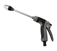 FACAIIO Turbo haute pression réglable pour fixation de buse de lave-linge, tuyau d'arrosage avec corps galvanisé épais, prise en main et plusieurs modes de pulvérisation pour lavage de voiture