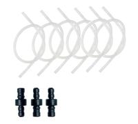 FACAIIO Tuyau à lait en silicone avec connecteurs pour mousseur Jura Impressa E60 E8 E80 F50 J80 S8 Z6 ENA 8