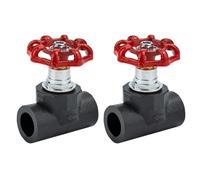 FACAIIO Vanne à contrôle du débit 1,6 MPa pour eau, huile, gaz non corrosifs, construction robuste en acier PE anti-explosion, fonctionnement fluide avec paroi intérieure polie, 12 x 10 x 5 cm