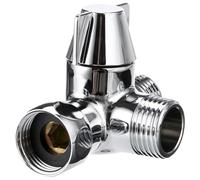 FACAIIO Vanne de dérivation en laiton à 3 voies avec rotation à 180° pour douchette et robinet de 1,27 cm, adaptateur en T pour Royaume-Uni, États-Unis, Canada pour les marchés