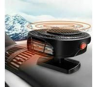FACAIIO Ventilateur de chauffage de voiture 12 V 150 W avec 3 sorties d'air, dégivreur et désembuage de tous les véhicules, unité de chauffage et de refroidissement portable 16 x 7 cm