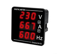 FACAIIO Voltmètre numérique ampèremètre fréquence mètre 50-500V AC 0-120A 10-99.9Hz affichage LED pour surveillance de puissance industrielle