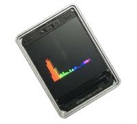 FACAIIO VU mètre de niveau audio multimode à commande vocale de 1,3" avec affichage de la musique et de l'horloge en temps réel pour voiture et bureau