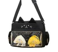 FACAILUO Ita Bag Sac à bandoulière en nylon tendance et esthétique, sac à bandoulière décontracté pour diverses occasions