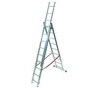 FACAL Échelle coulissante 3 plans 9 + 9 + 9 en aluminium