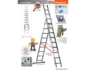 Facal - Echelle transformable Pro 3 plans 3x8 (2,64 x 6,00 M) - G260-3