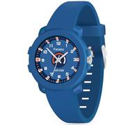 Facasu Montre Analogique Enfants pour Garçons Filles,étanche à 50 m,Bracelet Souple à Quartz,Heure Facile à Lire,Montre d'apprentissage de l'heure pour Filles Garçons de 5 à 12 Ans (Bleu foncé-M)