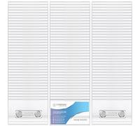 Faccito Badges Nominatifs Magnétiques 9 x 5,5 cm Étiquette d'Identification Magnétique Badges de Nom en PVC Horizontale Porte-Noms avec Aimant pour Travail Conférence École Collège (100 Pcs)