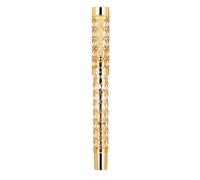 FACDEM 100 Centennial Stylo plume en résine creuse avec clip doré pour bureau, papeterie, fournitures scolaires (rouge, plié)