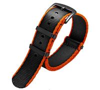 FACDEM Bracelet de montre de rechange en nylon pour montre Seiko Mido 007 James Bond 20 mm 22 mm, 22mm