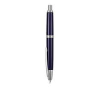 FACDEM Lot de 10 stylos plume rétractables à pointe EF/F en métal avec clip pour écriture - Fournitures scolaires - PK A1 A2 (vert clair, F)