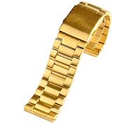 FACDEM Pour Diesel DZ7333 DZ4344 Montre Grand Cadran Hommes Métal Acier Inoxydable Bracelet de Montre Bracelet Or 24MM 26MM 28MM, 28mm, Agate